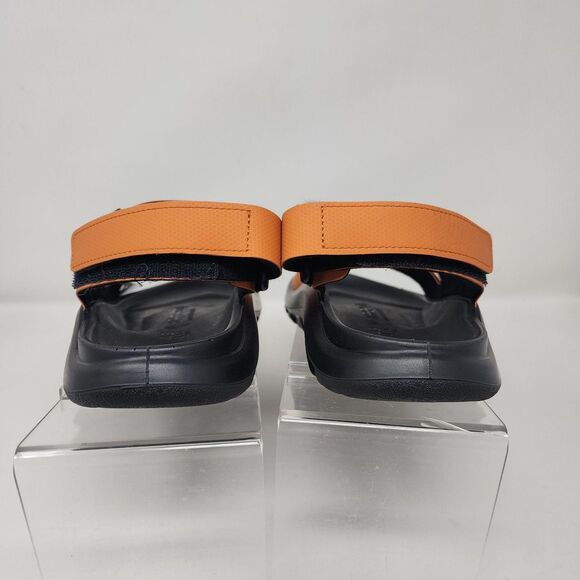 Birkenstock Sandals Mens Size 10 Orange Adjustable Buckle Backstrap Casual main image 5